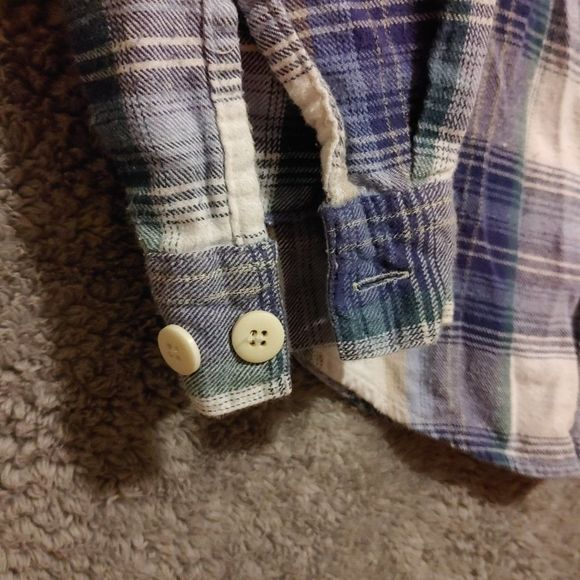 🐸COTTON Button Down - Picture 2 of 5